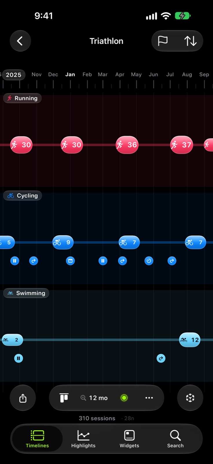 Body — Up to five lanes: sleep, resting heart rate, variability, mood and effort.